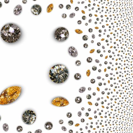 Luxury diamond texture - background whiteの写真素材