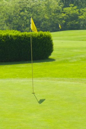 Golf club view of putting green - sport の写真素材