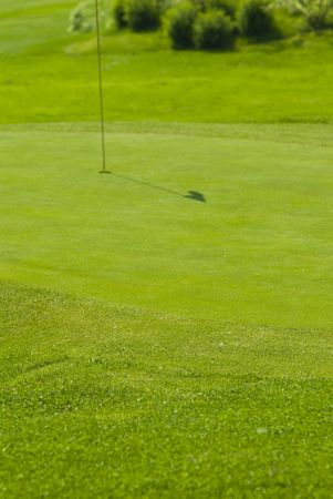 Golf club view of putting green - sport の写真素材
