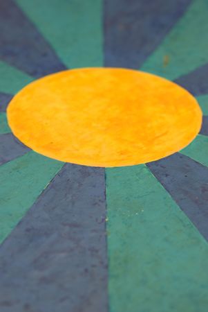 colored geometric painting background