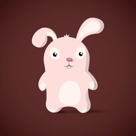 Cute Bunny Cartoon Characterのイラスト素材