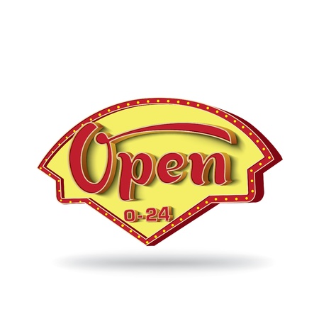 Open retro boars designのイラスト素材