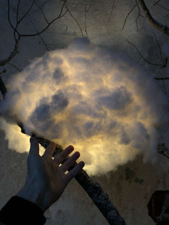 magic cloudの写真素材