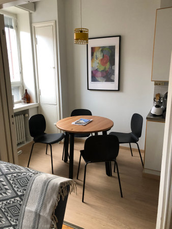 modern cozy kitchenの写真素材