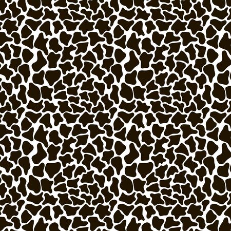 Pattern. Black spots, different shapes on a white background.のイラスト素材