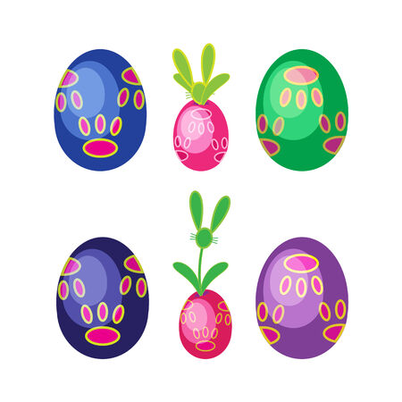 Easter egg to fertility of nature in the spring のイラスト素材