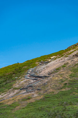Hakkoda, Mt. Ohdake in Autumn, Aomori, Japanの写真素材
