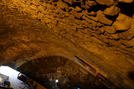 Interior of the Marne Tower, Nimes, France
