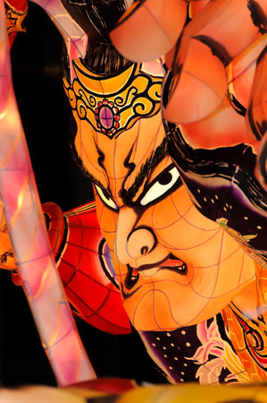 Floats of the Nebuta Festival. Aomori, Japan