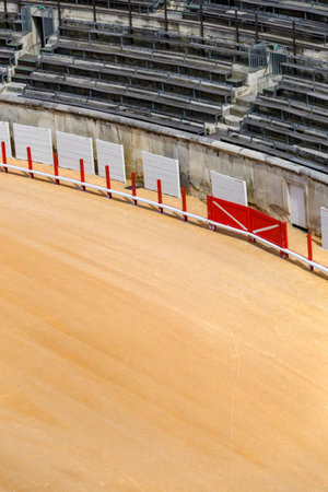 Ancient Roman ruins, amphitheater. Nimes, Franceの写真素材