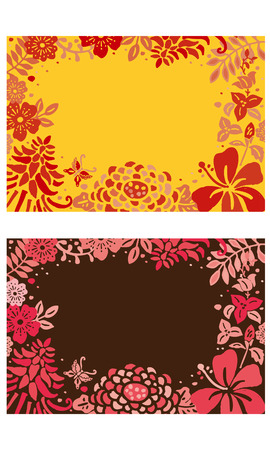 Frame of tropicalのイラスト素材