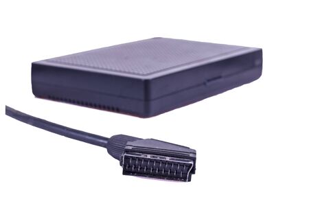 Scart and Digital TV Reciever.の写真素材