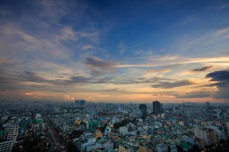 endless deep blue sky and beautiful sunflowers in Saigon Vietnamのeditorial素材