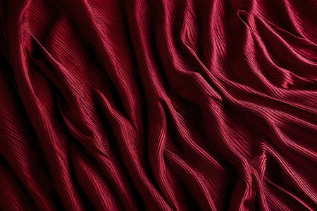 Red satin luxury cloth texture can be used as abstract backgroundの素材
