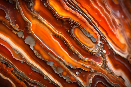 Rusty agate stone macro textureの素材