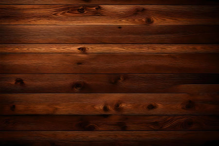 Brown wood background for flat lay designの素材