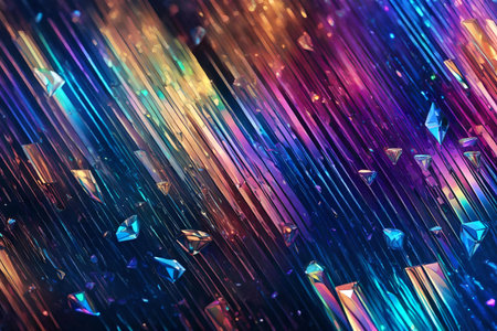 holographic colors diamond product backgroundの素材