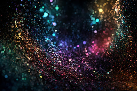iridescent particle textureの素材
