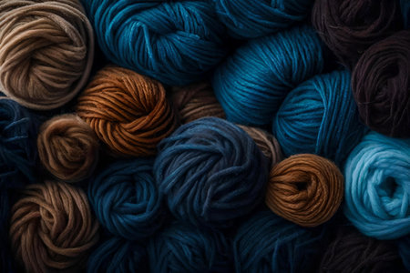 hyperrealistic wet wool flat lay backgroundの素材