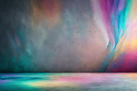 iridescent concrete product backgroundの素材
