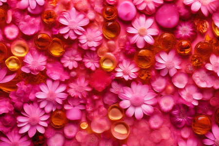 pink amber backgroundの素材