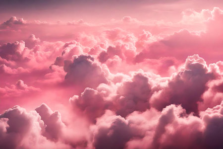 pink cloud textureの素材