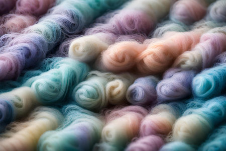 pastel colors wet wool gridの素材
