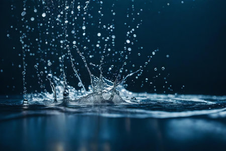 hyperrealistic water splash textureの素材