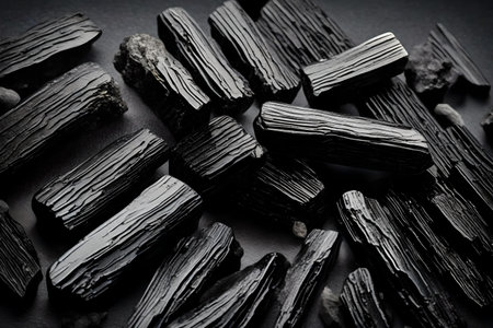 organic black tourmaline textureの素材