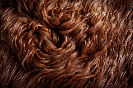 brown wet wool textureの素材