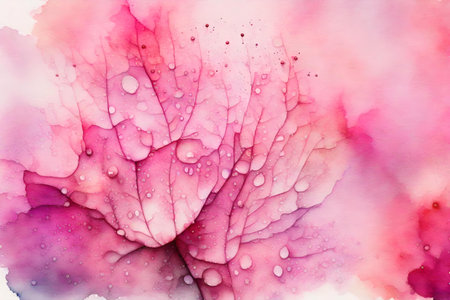 pink watercolor macro textureの素材