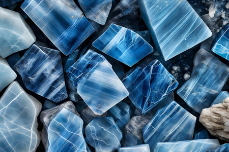 scrached blue calcite textureの素材