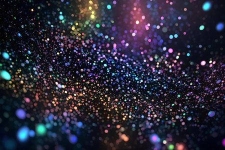 holographic colors particles backgroundの素材