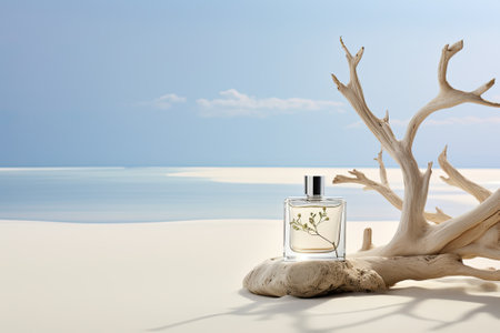 Natural Elegance: Minimalistic Beachscape for Product Presentationの素材