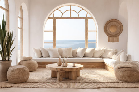Summery Serenity: Minimal Luxury in Boho Boheme Interiorの素材