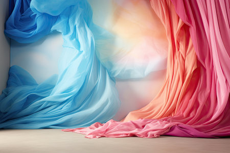 Blissful Hues: A Breathtaking Abstract Studio Backdrop for Perfect Product Presentationの素材
