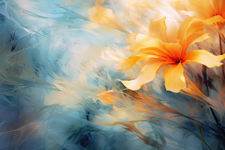 Summer Serenade: A Captivating Abstract Studio Background for Product Presentationの素材