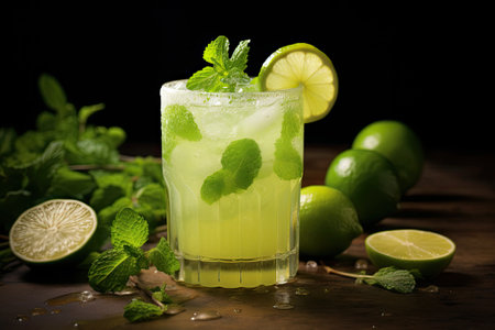 Lime-Mint Margarita Breezeの素材