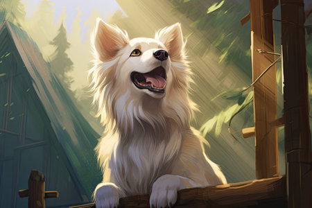 Joyful Paws: A Whimsical Tale of Playful Canine Adventuresの素材