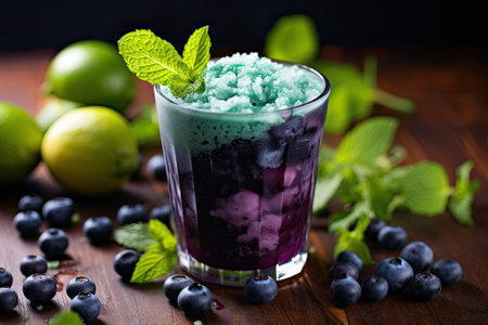 Blueberry Bliss: A Refreshing Summer Mojito Sensationの素材