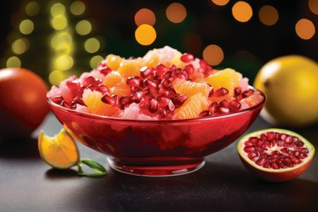 Festive Zest: A Citrus-Pomegranate Delightの素材