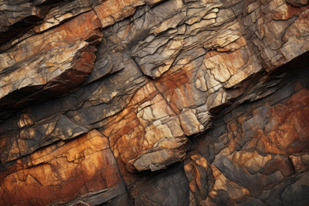 Nature's Timeless Tapestry: An Artful Display of Ancient Rock Texture and Selective Focusの素材