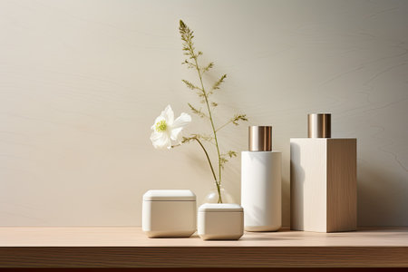 Natural Elegance: A Minimalist Showcase for New Productの素材