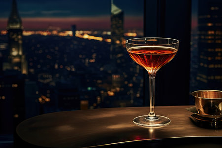 Midnight Manhattan: A Sophisticated Twist on Classic Eleganceの素材