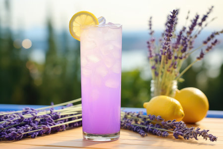 Skyward Sip: Lavender Lemonade Delightの素材