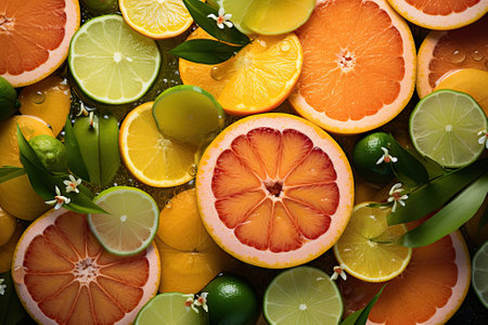 Tropical Blend: Citrus Delight from Aboveの素材