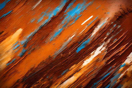 rusty paint stroke product backgroundの素材