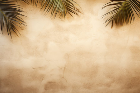 A background depicting a wall with a texture similar to brown cream clay mud grunge cement, embellisの素材