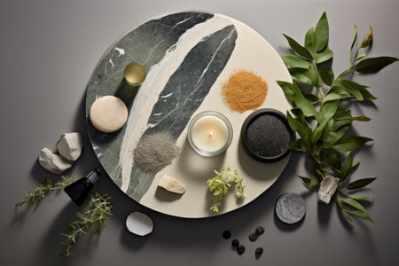 Harmony in Stone: Nature's Catwalk for Natural Products and Cosmeticsの素材