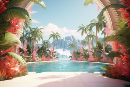 Palm Paradise: A Summer Escapeの素材